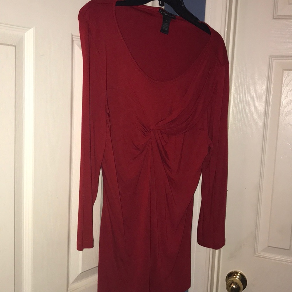 Red ladies top